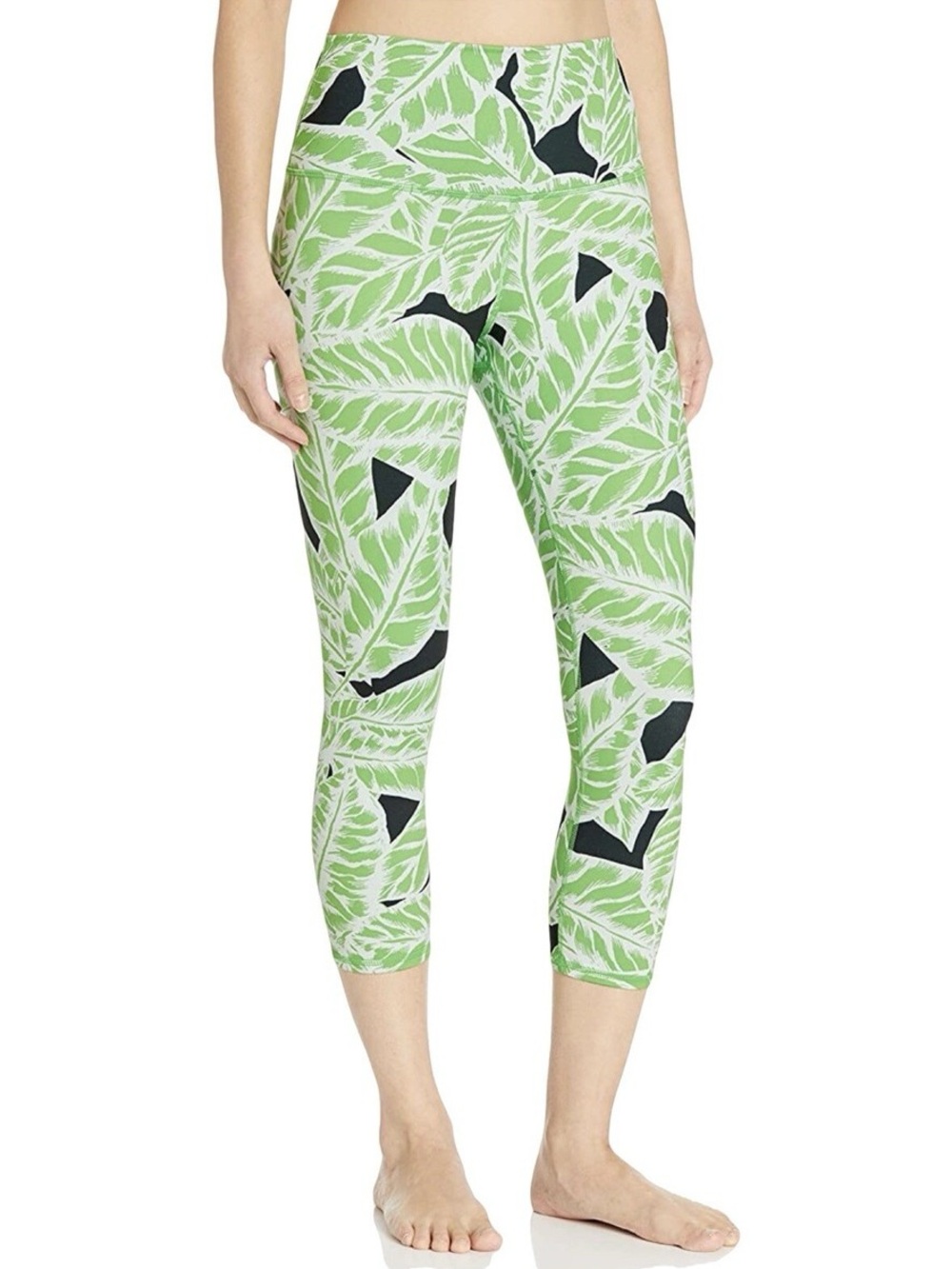 Alo Yoga High-Waist Airbrush Capri Leggings in Palm Springs Glowstick | Size M